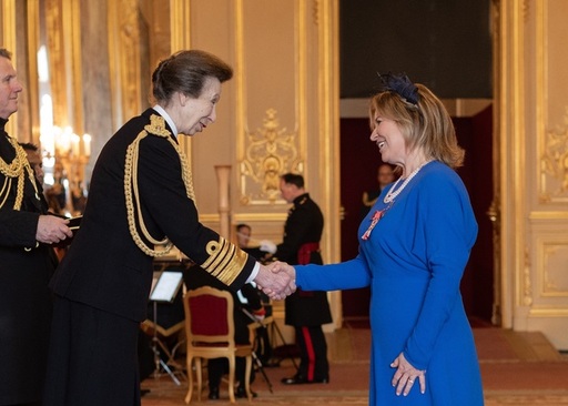 Anne, Princess Royal, Awards Moneypenny with OBE.j